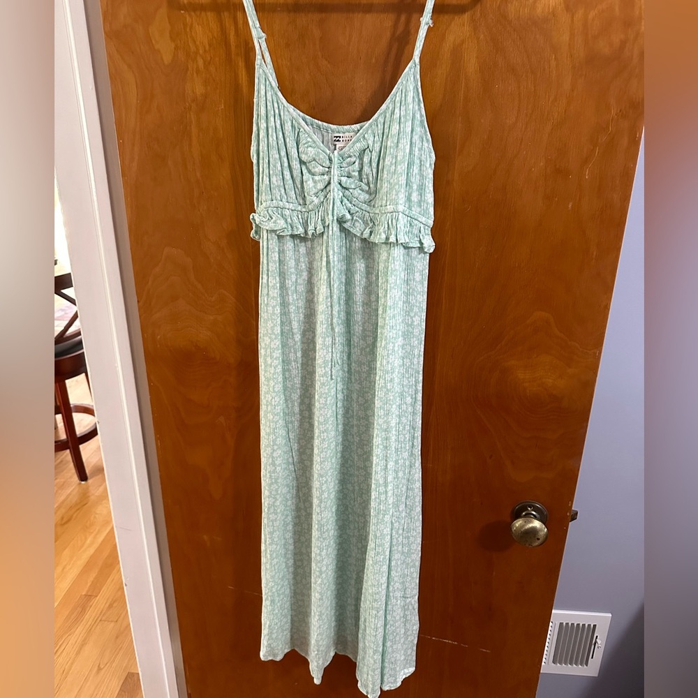 Billabong Mint Green Floral Midi Dress